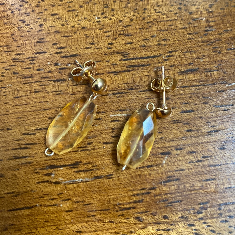 Citrine earrings